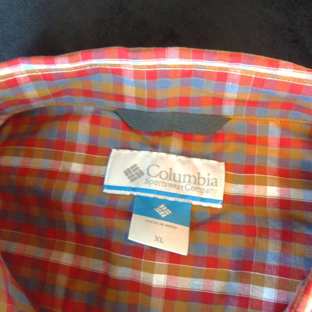Columbia Men’s Long Sleeve Plaid Casual Button Dress Shirt Size XL Button Down - Picture 3 of 12